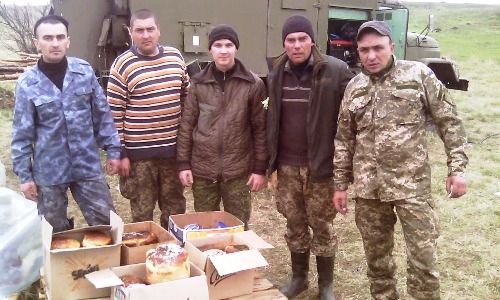 Воїни подякували за Великодній кошик вірним УГКЦ Жовківщини.(ФОТО,ВІДЕО)